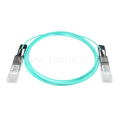 100G QSFP28 액티브 광 케이블 (AOC) – 4×25G, 최대 104Gbps, 3-70m, VCSEL 배열, 저전력 <3.5W, QSFP28-QSFP28