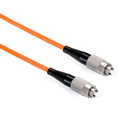 FC OM1 62.5/125 um 3.0 밀리미터 단순한 오렌지 다중 모드 광섬유 연결선에 대한 FC