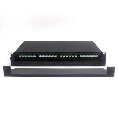 데이터 센터를 위한 고밀도 1U 19 인치 48 코어 MPO 광섬유 패치 패널