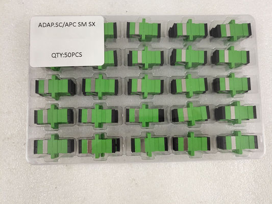 단자함을 위한 SC APC 단순한 녹색 광 섬유용 어댑터