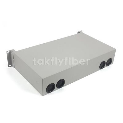 광섬유 패치 패널 2U 19 인치 슬라이딩 48 SC 단면 포트 랙 마운트