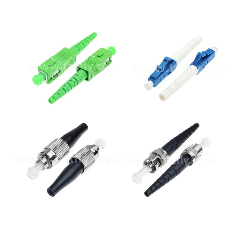 커넥터 SC/LC/FC/ST/MPO/MTRJ/E2000 데이터 센터 FTTH를 위한 UPC/APC 광섬유