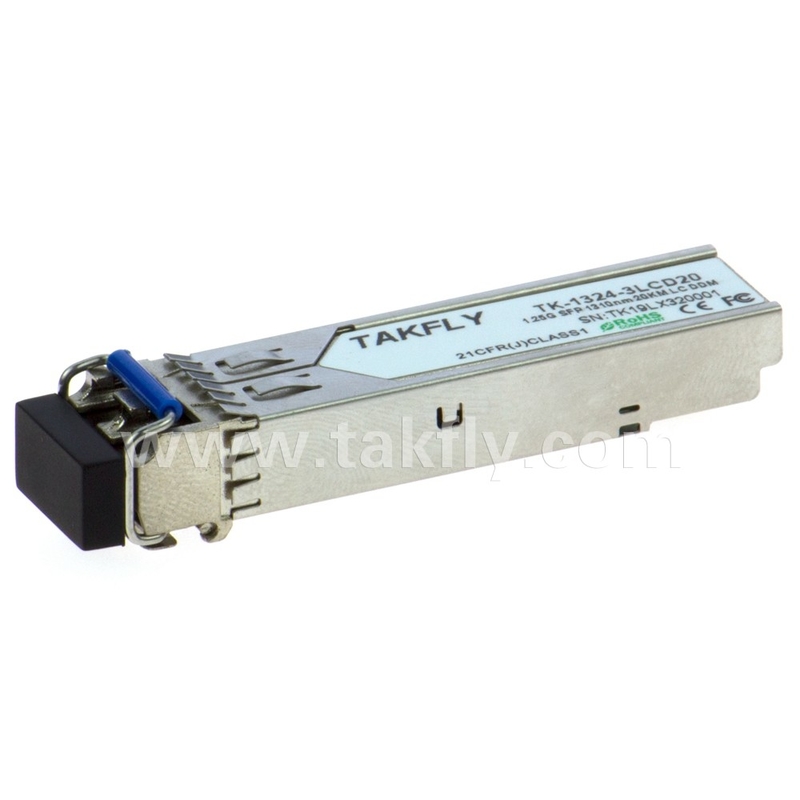 1.25G SFP 1310nm 20KM SMF DDM LC CISCO JUNIPER HUAWEI 호환형 SFP 광전도 모듈