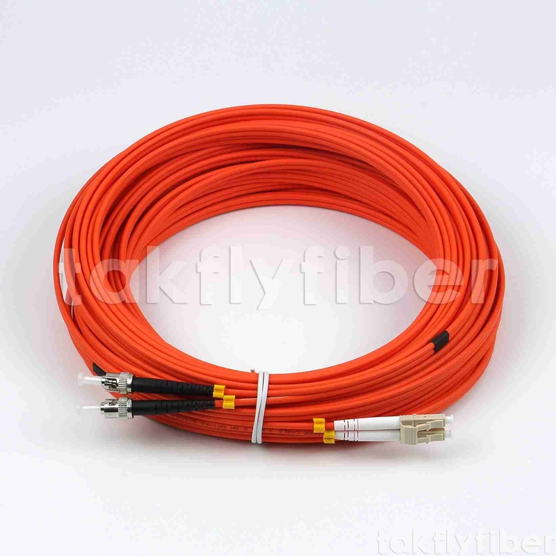 UPC MM 듀플렉스 섬유 패치 코드 3.0mm LSZH ST TO LC OM1 OM2 APC
