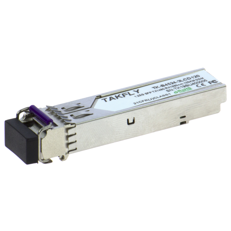1.25G SFP BIDI 트랜시버 Tx1490/Rx1550nm 120KM SMF DDM LC CISCO JUNIPER HUAWEI 호환