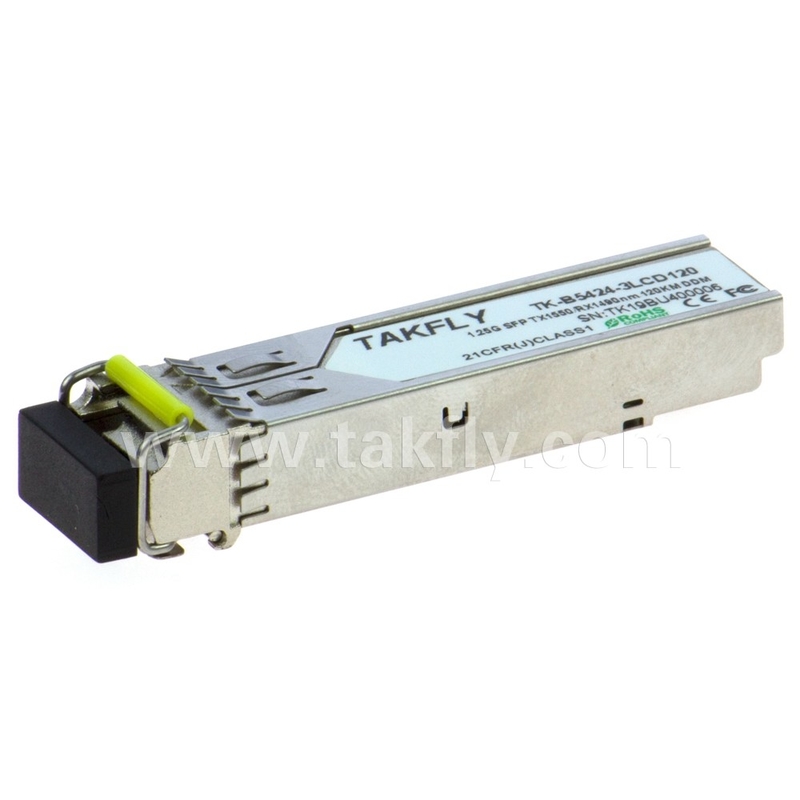 1.25G SFP BIDI 광전도 모듈 Tx1550/Rx1490nm 120KM SMF DDM LC CISCO JUNIPER HUAWEI 호환