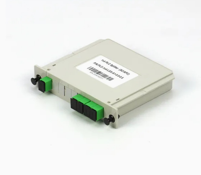 1x4 FTTX Gpon 섬유 카세트 타입 LGX PLC 스플리터 Sc/APC 커넥터 높은 신뢰성 및 안정성