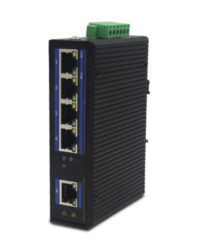 산업용 PoE 스위치 4포트 10/100Mbps PoE + 1포트 100Mbps SFP (DF-1FE-4EPI)