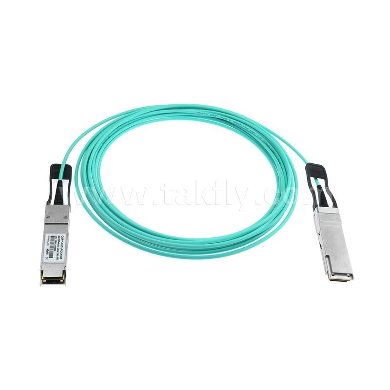 AOC 액티브 광케이블 데이터 센터 FTTH FTTX를 위한 광섬유 40G QSFP+에서 40G QSFP+