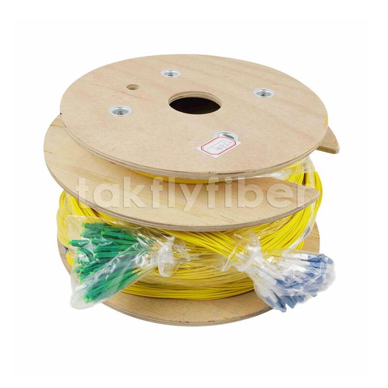 48 코어 고밀도 광섬유 브레이크아웃 케이블 (LSZH 피복 멀티파이버 케이블 어셈블리)