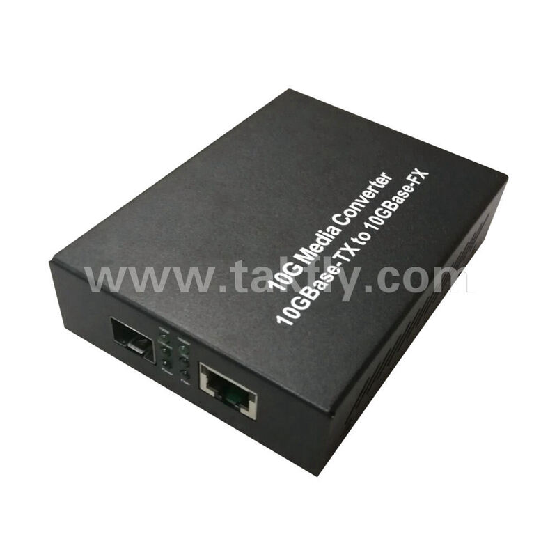 미디어 변환기 10g SFP + & RJ45 포트 FTTH 데이터 센터 통신용 광섬유