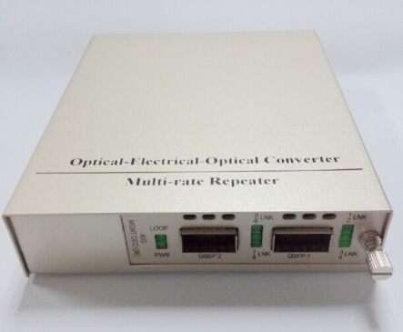 40G OEO 섬유 미디어 변환기 3R 리피터 QSFP+ - QSFP+ —— 고성능 및 효율성