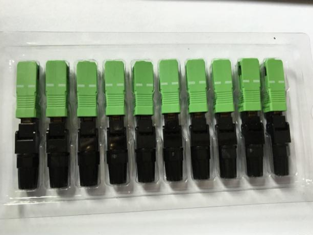 DF-5501 SC 빠른 커넥터 FTTH 드롭 케이블을 위한 사전 닦은 도구 없는 커넥터
