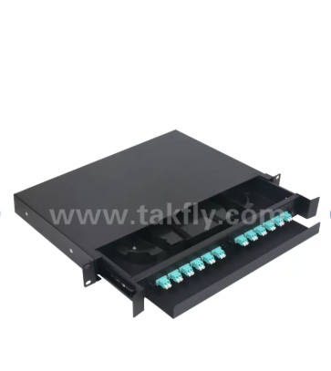 TK-ODF-RS24 섬유 배포 프레임 ✅ 슬라이디블 드라저 디자인, 간편한 케이블 관리, 리본 및 단일 섬유를 지원합니다
