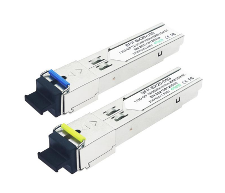 1.25Gbps SFP 쌍방향 송신기 20KM 도달 Tx1310nm/Rx1550nm TK-B3512-3SCD20