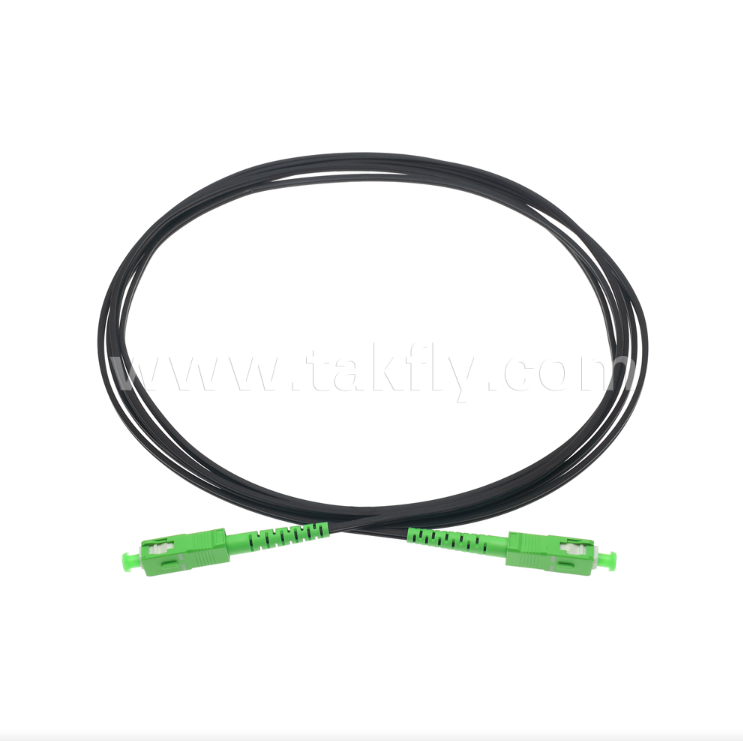 SC/APC에서 SC/APC FTTH 실내 플래트 드롭 패치 아코드 - 단순, 사전 종료, 빠른 건물 내 배포를 위한 진동 방지